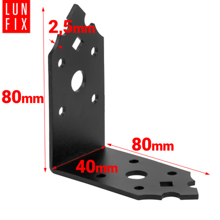 Dekorativní úhelník 80x80x40x2,5 SDKL3