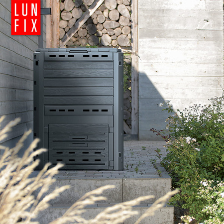 Zahradní kompostér 280l na hnojivo antracitový