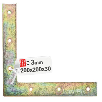 Montážní úhelník 200x200x30x3 NA2 1ks.