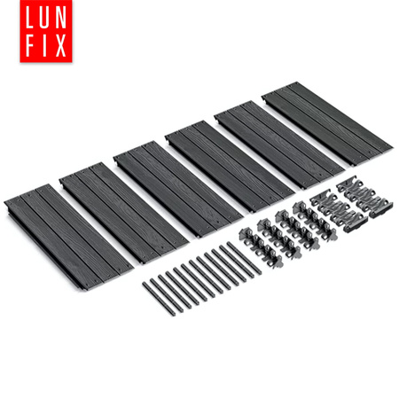 Vyvýšený zahradní záhon 150x75x25cm antracit