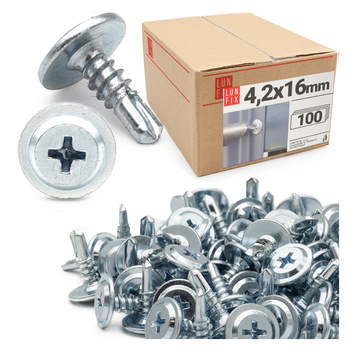 Samovrtný šroub taliřový 4,2x16 na kov 100ks.