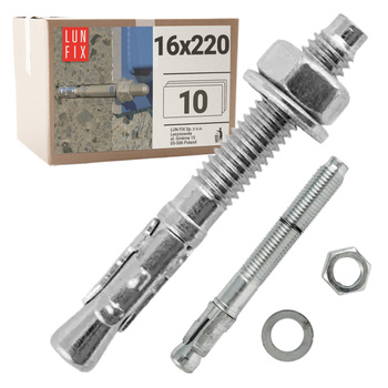 Kotva do betonu M16 220mm rozpěrná 10ks.