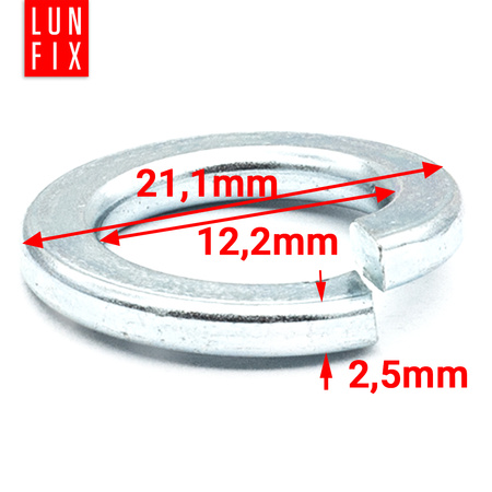 Pružná podložka M12 pozinkovaná DIN127 10 ks