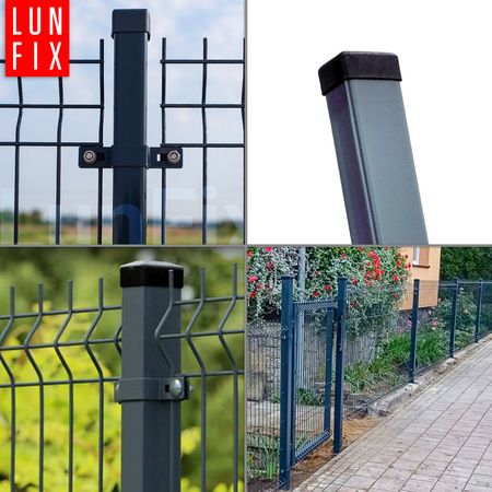 Plotový sloupek 60x40x2600 tloušťka 1,3 mm, grafitový