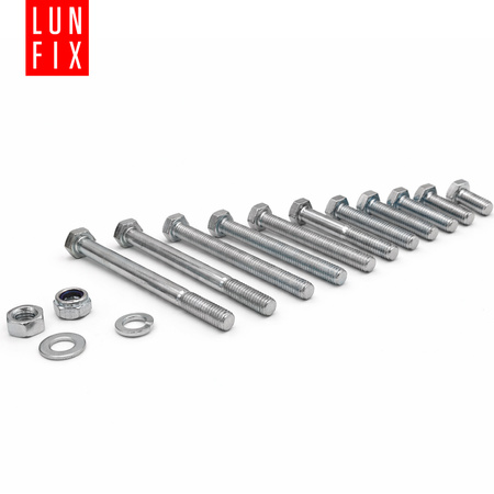 Sada šroubů, matic a podložek M8 420ks. pozink