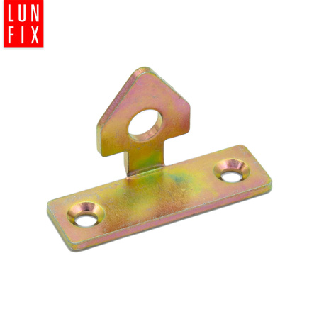 Západka pro zahradní branku, žlutě pozinkovaná 80 mm