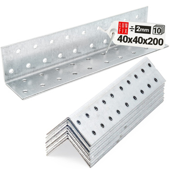 Montážní úhelník 40x40x200x2 KM6 10ks.