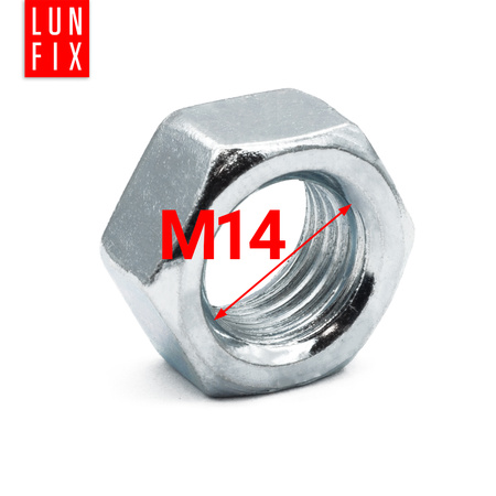 Šestihranná matice M14 DIN 934 třída 8 pozinkovaná 10ks.