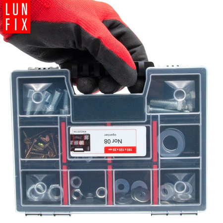 Organizér na nářadí 20x15cm 11 modulů