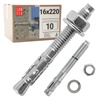 Kotva do betonu M16 220mm rozpěrná 10ks.
