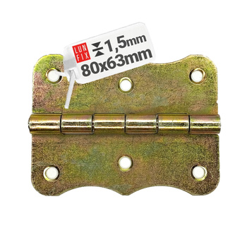 Závěs dekorativní 80x63x1,5 mm pozinkovaný 1ks.