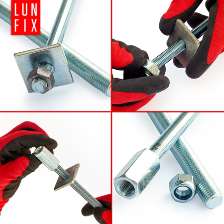 Závitová tyč M16 pozinkovaná 1000 mm 4.8 10ks.