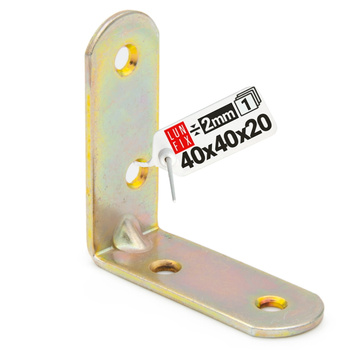 Nábytkový úhelník 40x40x20x2 KR4 1ks.