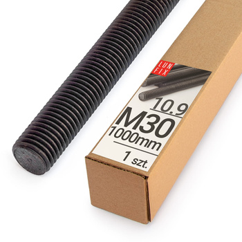 Závitová tyč M30 černá 1000 mm 10.9 1ks