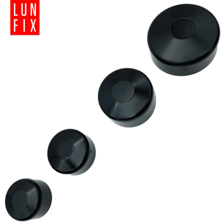 Čepička PVC na sloupek fi76 mm černá 10ks.