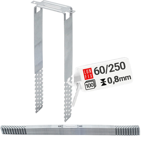 Závěs přímy 60/250 sádrokarton 100ks.