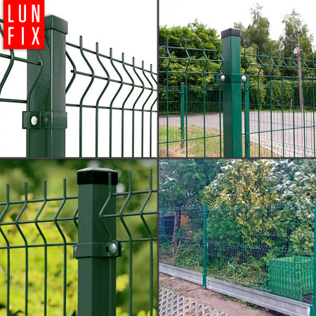 Příchytka plotového panelu průběžná 40x60mm zelená