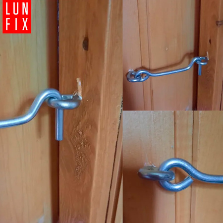 Okenní háček 100 mm, úchytka 1 ks.