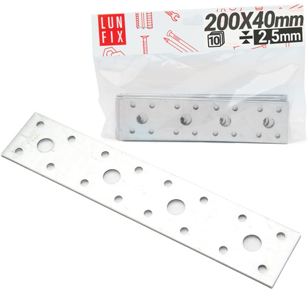 Plochá spojka 200x40x2,5 LP4 10ks.