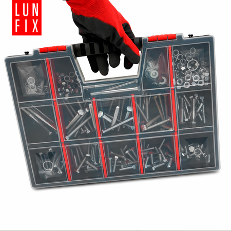 Sada šroubů, matic a podložek M8 420ks. pozink