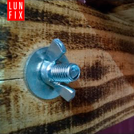 Křídlová matice M6 DIN315 pozink 10ks.