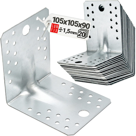 Úhelník s prolisem KPS2 105x105x90x1,5 20 ks.