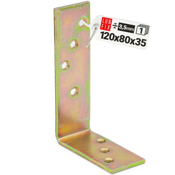 Konstrukční úhelník KB2 120x80x35x3,5 mm