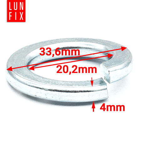 Pružná podložka M20 pozinkovaná DIN127 10 ks