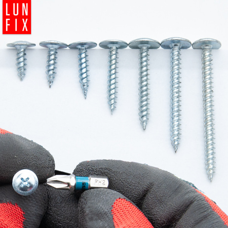 Sada šroubů na kov 290ks + koncovka PH2