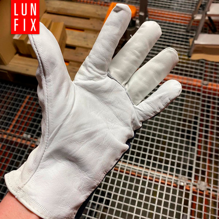 Pracovní rukavice kožené 8 M 12 párů