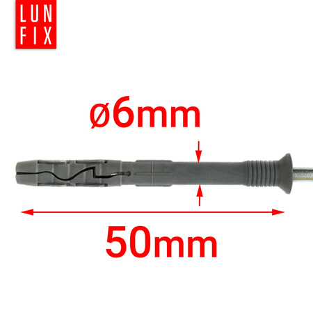 Držák na omítkovou lištu 100 ks sada s hmoždinkami
