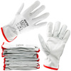 Pracovní rukavice kožené vel. 10 XL bílé 12 párů