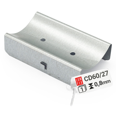 Spojka CD profilů spojovací kus prohnutý 1ks