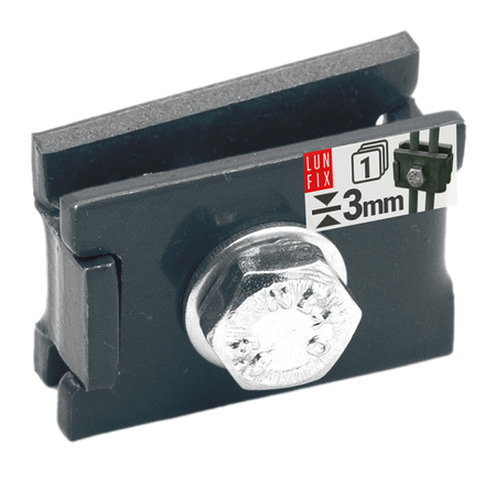 Spojka panelu tzp L 6x20 mm šedá 1ks.