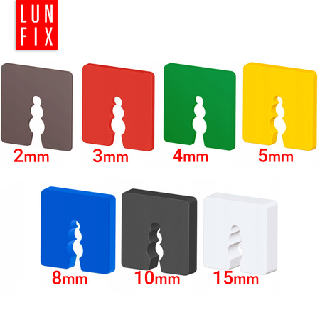 Distanční podložka 50x50x2mm 50 ks.