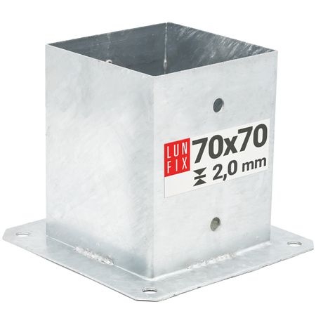 Šroubovací kotevní patka 70x70 mm
