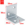 Montážní úhelník 30x30x25x2 10ks.