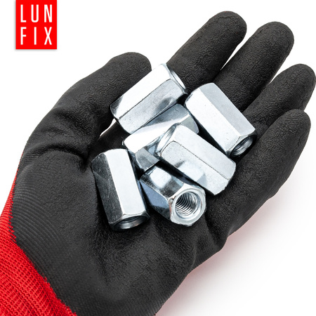 Prodlužovací matice M12x36 DIN 6334 šestihranné pozinkované 10 ks.