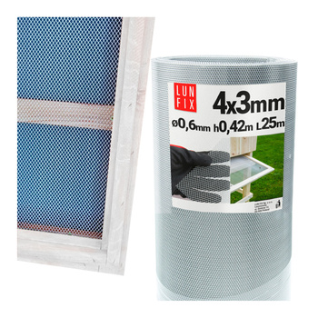 Pletivo na úl galvanizované 4x3mm fi0,6mm h42cm 25mb