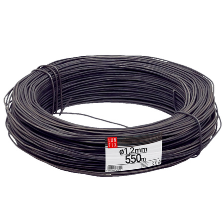 Vázací drát černý (měkký) 1,2 mm 5 kg