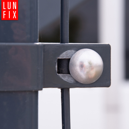 Příchytka plotového panelu rohová 40x60mm šedá