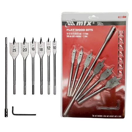 Vrtáky do dřeva 10-12-16-18-20-25mm