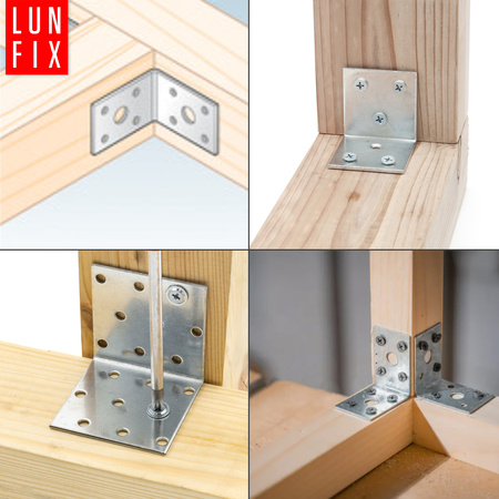 Úhelník 50x50x40x2mm 50 ks.