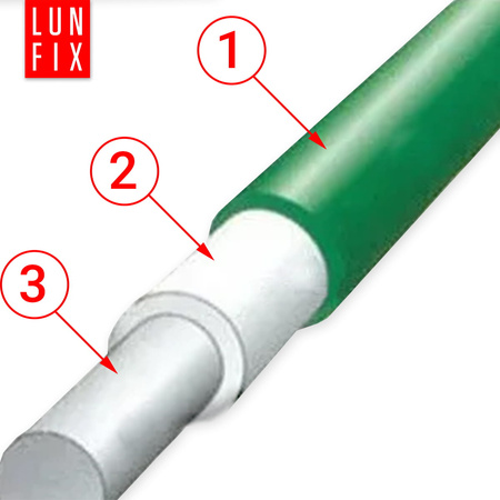 Napínací drát zelený pozinkovaný povlečený PVC 1,7 mm 100 m