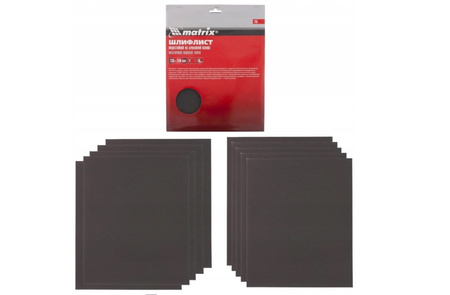 Brusný papír list P100 230x280 voděodolný 10ks.