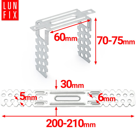 Závěs přímý 60/75 sádrokarton 1ks.