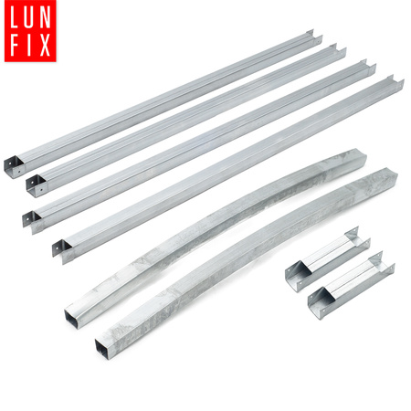 Okno pro skleník ve tvaru tunelu