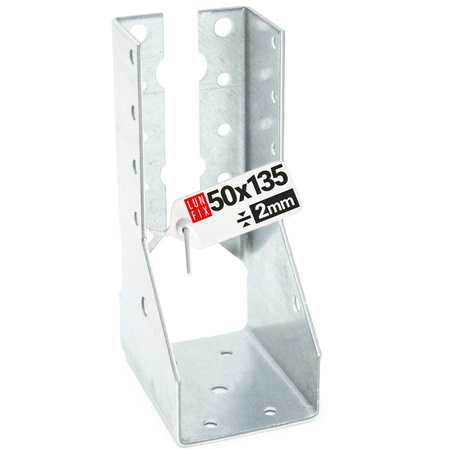 Závěs trámu 50x135x2 mm dělená botka