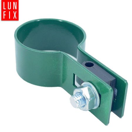 Příchytka plotového panelu koncová fi48 mm zelená