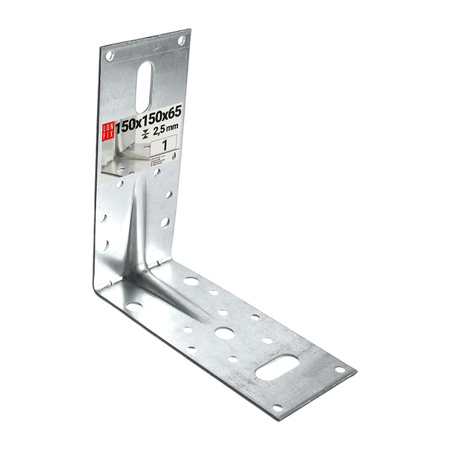 Úhelník s prolisem KP9 150x150x65x2,5 1 ks.